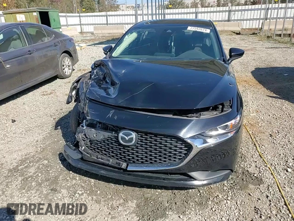 2021 Mazda 3 2.0 with VIN 3MZBPAA71MM204263, listed as a Copart auction lot 77597674 with Not Provided miles and Salvage Title. Bid and sale history available at DreamBid. Image 13.