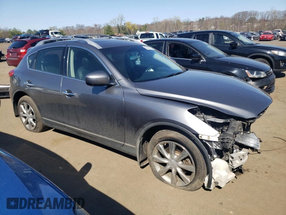 2012 Infiniti EX Journey with VIN JN1AJ0HR9CM453411, listed as a Copart auction lot 53628605 with 163,508 mi miles and Clean Title. Bid and sale history available at carsss.com. Image 4.