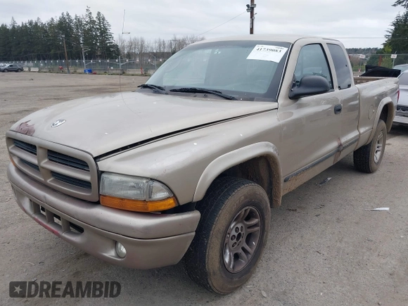 2004 Dodge Dakota SLT with VIN 1D7HG42N44S525545, listed as a IAAI auction lot 41739083 with 266,353 mi miles. Bid and sale history available at carsss.com. Image 2.