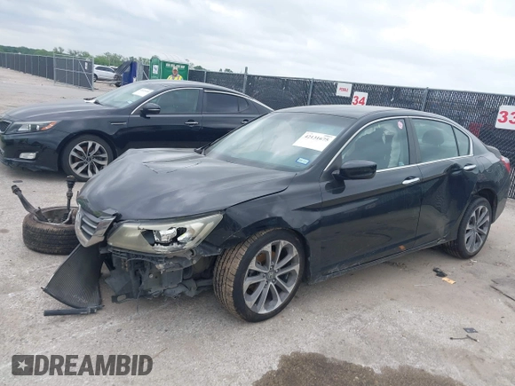 2013 Honda Accord Sport with VIN 1HGCR2F55DA169207, listed as a IAAI auction lot 42131675 with 127,200 mi miles and . Bid and sale history available at DreamBid. Image 2.