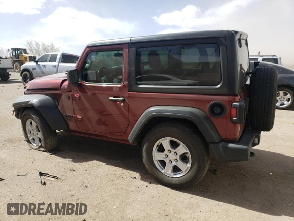 2021 Jeep Wrangler Sport S with VIN 1C4HJXAG8MW817482, listed as a Copart auction lot 47431485 with 29,775 mi miles and Salvage Title. Bid and sale history available at DreamBid. Image 2.