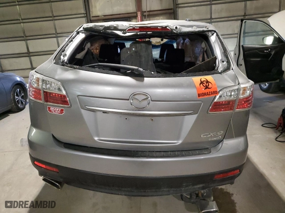 2011 Mazda CX-9 Grand Touring with VIN JM3TB3DA9B0313778, listed as a Copart auction lot 86191464 with 0 mi miles and Salvage Title. Bid and sale history available at carsss.com. Image 6.