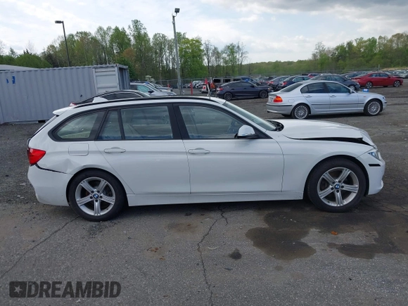 2014 BMW 3 Series 328i xDrive with VIN WBA3G7C55EKN37528, listed as a IAAI auction lot 42031076 with 55,627 mi miles and . Bid and sale history available at carsss.com. Image 13.