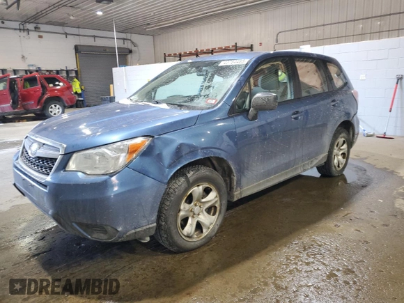 2016 Subaru Forester 2.5i with VIN JF2SJAACXGG539250, listed as a Copart auction lot 43784465 with 126,077 mi miles and Salvage title. Bid and sale history available at DreamBid. Image 1.