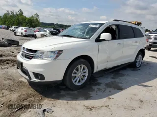 2013 Dodge Journey SXT with VIN 3C4PDCBG1DT578809, listed as a Copart auction lot 57786395 with 134,001 mi miles and Salvage title. Bid and sale history available at DreamBid. Image 1.