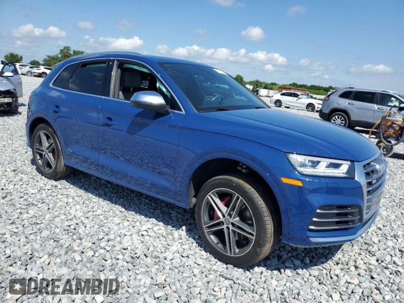 2019 Audi SQ5 Premium Plus with VIN WA1B4AFY2K2132694, listed as a Copart auction lot 51310185 with 22,753 mi miles and Salvage Title. Bid and sale history available at carsss.com. Image 4.