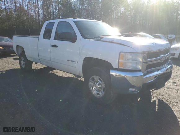 2007 Chevrolet Silverado 2500HD Work Truck with VIN 1GCHC29K87E596255, listed as a Copart auction lot 49998545 with 229,998 mi miles and Salvage Title. Bid and sale history available at carsss.com. Image 4.