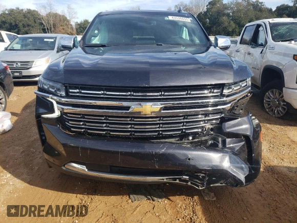 2023 Chevrolet Suburban Premier with VIN 1GNSCFKD6PR101043, listed as a Copart auction lot 43536655 with 39,827 mi miles and Salvage title. Bid and sale history available at DreamBid. Image 5.