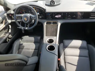 2023 Porsche Taycan GTS with VIN WP0AD2Y10PSA47385, listed as a Copart auction lot 71398934 with 12,108 mi miles and Salvage Title. Bid and sale history available at DreamBid. Image 8.