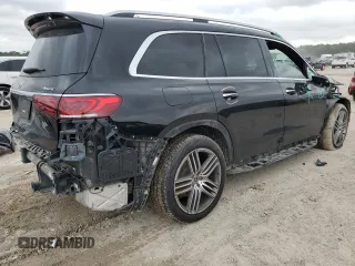 2021 Mercedes-Benz GLS 450 with VIN 4JGFF5KE5MA378759, listed as a Copart auction lot 52467714 with 75,881 mi miles and . Bid and sale history available at DreamBid. Image 3.