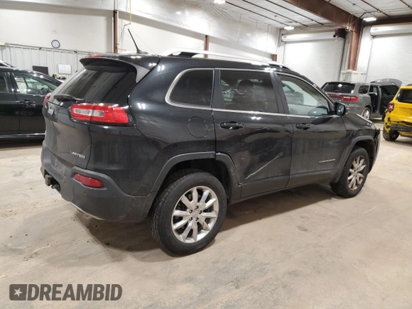 2014 Jeep Cherokee Limited with VIN 1C4PJMDS6EW309362, listed as a Copart auction lot 51462875 with 117,942 mi miles and Clean Title. Bid and sale history available at DreamBid. Image 3.