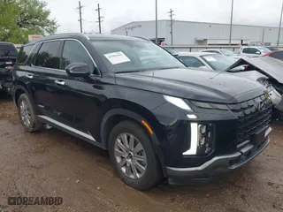 2025 Hyundai Palisade SEL with VIN KM8R24GE9SU860111, listed as a IAAI auction lot 41905446 with 10,616 mi miles. Bid and sale history available at carsss.com. Image 1.