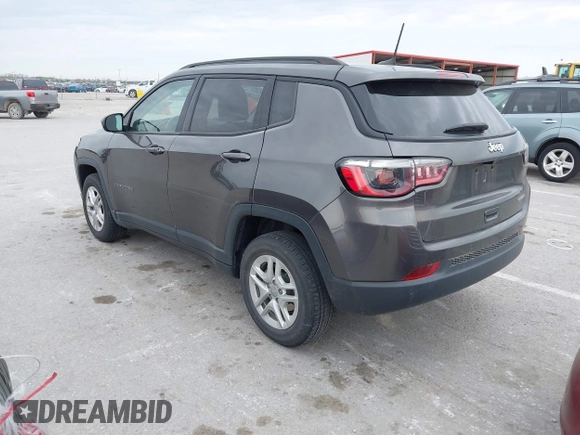 2018 Jeep Compass Sport с VIN 3C4NJCAB9JT489149, выставлен на аукционе IAAI как лот 42025904 с пробегом 87 099 миль миль и . История ставок и продаж доступна на DreamBid. Изображение 3.