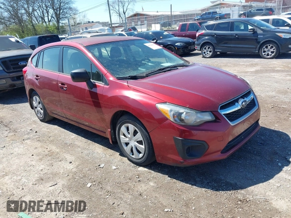 2012 Subaru Impreza 2.0i с VIN JF1GPAA64CH241915, выставлен на аукционе IAAI как лот 41824963 с пробегом 111 808 миль миль и . История ставок и продаж доступна на DreamBid. Изображение 1.