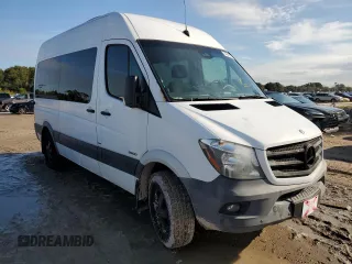 2015 Mercedes-Benz Sprinter Passenger with VIN WDZPE7CC8FP132535, listed as a Copart auction lot 74041354 with 53,192 mi miles and Salvage Title. Bid and sale history available at carsss.com. Image 4.