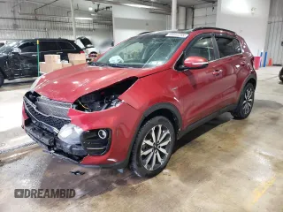2018 Kia Sportage EX with VIN KNDPNCAC1J7446998, listed as a Copart auction lot 48864255 with 90,304 mi miles and Salvage Title. Bid and sale history available at carsss.com. Image 1.