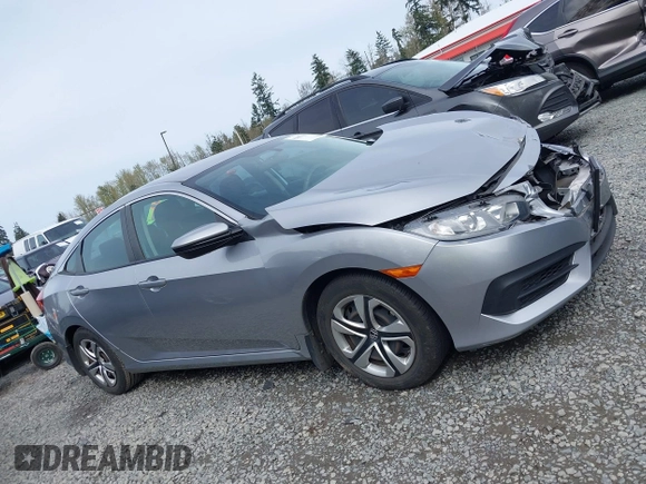 2016 Honda Civic Sedan LX with VIN 19XFC2F50GE206744, listed as a IAAI auction lot 42007430 with 49,391 mi miles. Bid and sale history available at carsss.com. Image 13.