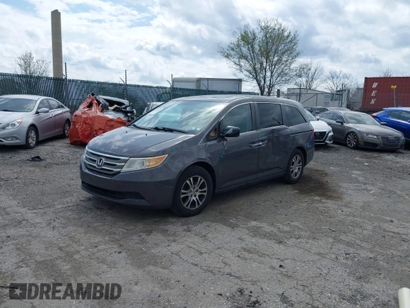 2013 Honda Odyssey EX-L with VIN 5FNRL5H63DB034963, listed as a IAAI auction lot 41921431 with 163,609 mi miles and . Bid and sale history available at DreamBid. Image 17.