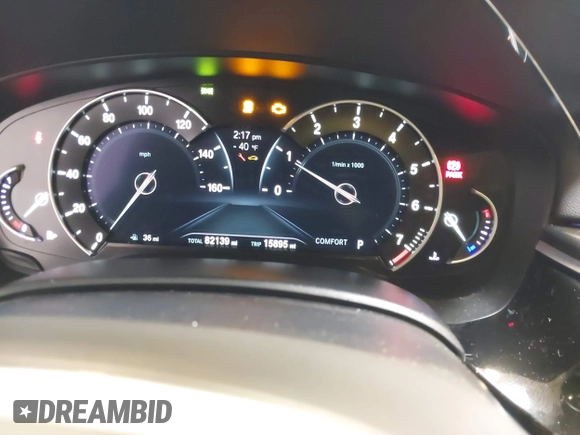 2017 BMW 5 Series 540i with VIN WBAJE5C30HWA92440, listed as a IAAI auction lot 41419183 with 82,139 mi miles and . Bid and sale history available at carsss.com. Image 7.