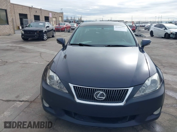 2009 Lexus IS 250 with VIN JTHBK262195104051, listed as a IAAI auction lot 41560910 with 222,113 mi miles. Bid and sale history available at carsss.com. Image 12.