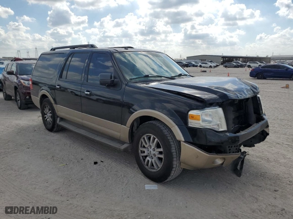 2011 Ford Expedition EL XLT with VIN 1FMJK1H5XBEF48674, listed as a Copart auction lot 77791884 with 118,406 mi miles and Salvage Title. Bid and sale history available at carsss.com. Image 4.