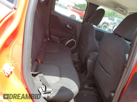 2017 Jeep Renegade Latitude with VIN ZACCJBBB9HPF93903, listed as a Copart auction lot 56180255 with 89,090 mi miles and Salvage title. Bid and sale history available at DreamBid. Image 10.
