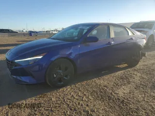 2021 Hyundai Elantra SEL with VIN KMHLM4AG1MU158099, listed as a Copart auction lot 49652455 with 14,285 mi miles and Salvage Title. Bid and sale history available at carsss.com. Image 1.