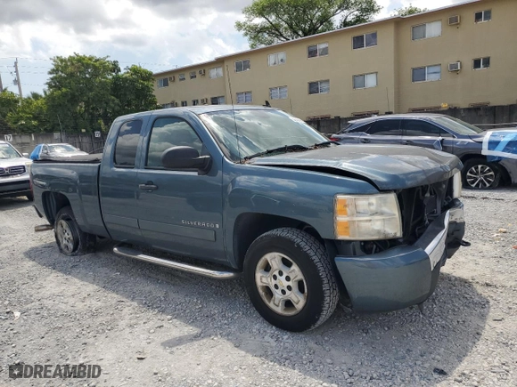 2008 Chevrolet Silverado 1500 LT w/1LT with VIN 2GCEC19J781109084, listed as a Copart auction lot 52862435 with 145,760 mi miles and Salvage Title. Bid and sale history available at carsss.com. Image 4.
