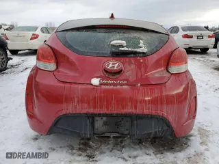2013 Hyundai Veloster w/Gray Int with VIN KMHTC6AD5DU138393, listed as a Copart auction lot 85813394 with 0 mi miles and Clean Title. Bid and sale history available at carsss.com. Image 6.