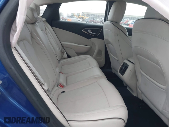 2015 Chrysler 200 C with VIN 1C3CCCCB8FN631839, listed as a IAAI auction lot 42001902 with 84,239 mi miles. Bid and sale history available at carsss.com. Image 8.