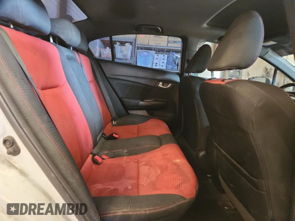 2014 Honda Civic Si with VIN 2HGFB6E59EH703287, listed as a Copart auction lot 57874665 with Not provided miles and Clean title. Bid and sale history available at DreamBid. Image 10.