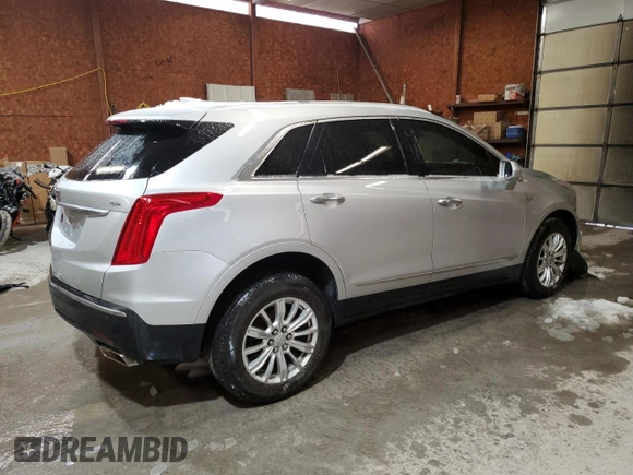 2018 Cadillac XT5 AWD with VIN 1GYKNBRS6JZ192185, listed as a Copart auction lot 44404655 with Not provided miles and Salvage title. Bid and sale history available at DreamBid. Image 3.