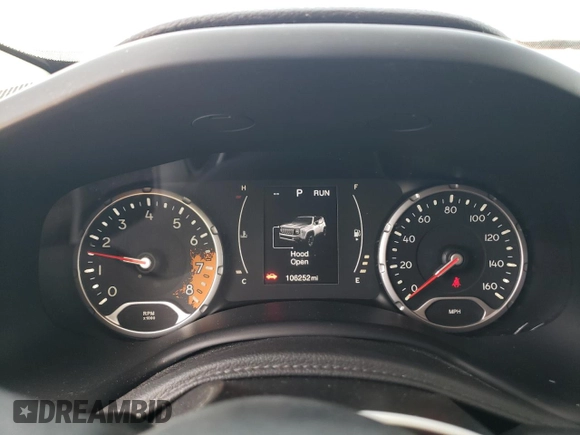 2015 Jeep Renegade Latitude z VIN ZACCJBBT8FPC34032, wystawiony jako Copart lot #56787175 z przebiegiem 106 252 mil mil oraz Szkoda całkowita • Salvage title. Historia ofert i sprzedaży dostępna na DreamBid. Obrazek 9.