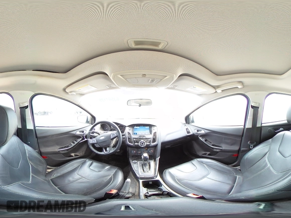 2017 Ford Focus Titanium with VIN 1FADP3N28HL346418, listed as a Copart auction lot 63507125 with 107,761 mi miles and Salvage title. Bid and sale history available at DreamBid. Image 16.