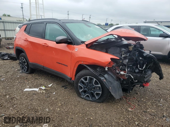 2019 Jeep Compass Trailhawk с VIN 3C4NJDDB4KT712197, выставлен на аукционе Copart как лот 57431805 с пробегом Не указан миль и Списание • Salvage title. История ставок и продаж доступна на DreamBid. Изображение 4.