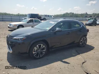 2023 Lexus UX 250h Premium с VIN JTHP9JBHXP2070096, выставлен на аукционе Copart как лот 65645035 с пробегом 9 748 миль миль и Списание • Salvage title. История ставок и продаж доступна на DreamBid. Изображение 1.