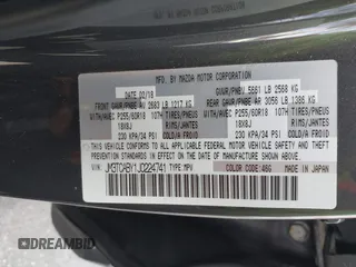2018 Mazda CX-9 Sport with VIN JM3TCABY1J0224741, listed as a IAAI auction lot 41265876 with 126,686 mi miles and . Bid and sale history available at DreamBid. Image 9.