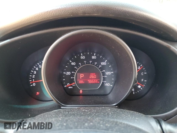 2019 Kia Soul with VIN KNDJN2A20K7004965, listed as a Copart auction lot 57986355 with 76,622 mi miles and Salvage title. Bid and sale history available at DreamBid. Image 9.
