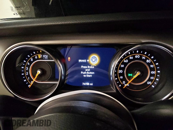 2022 Jeep Gladiator Texas Trail with VIN 1C6HJTAG0NL172023, listed as a Copart auction lot 58218515 with 74,788 mi miles and Clean title. Bid and sale history available at DreamBid. Image 9.