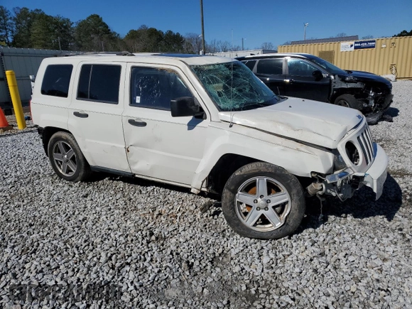 2007 Jeep Patriot Sport with VIN 1J8FT28W07D398750, listed as a Copart auction lot 44977885 with 212,185 mi miles and Non Repairable. Bid and sale history available at DreamBid. Image 4.