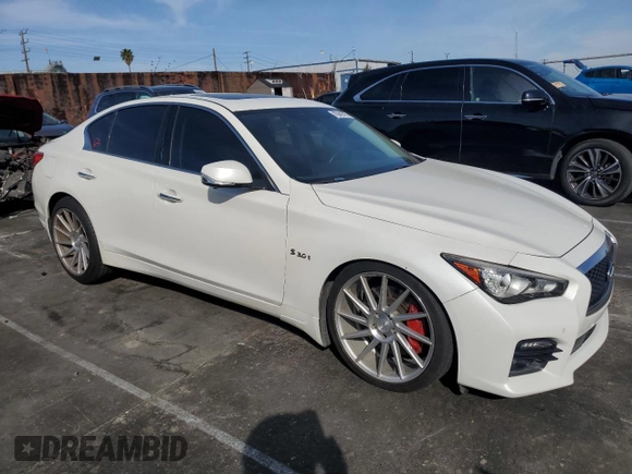 2017 Infiniti Q50 Red Sport 400 с VIN JN1FV7APXHM850726, выставлен на аукционе Copart как лот 45948565 с пробегом 115 835 миль миль и Списание • Salvage title. История ставок и продаж доступна на DreamBid. Изображение 4.