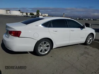 2015 Chevrolet Impala LT with VIN 2G1115SL2F9165562, listed as a Copart auction lot 62343805 with 106,345 mi miles and Salvage title. Bid and sale history available at DreamBid. Image 3.