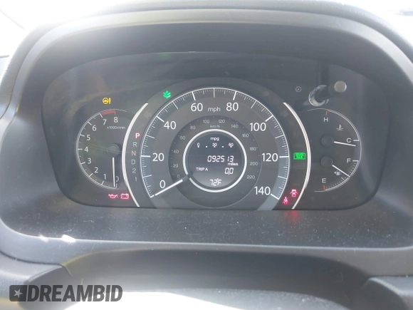 2014 Honda CR-V EX-L with VIN 5J6RM3H75EL038743, listed as a IAAI auction lot 41827047 with 92,513 mi miles and . Bid and sale history available at carsss.com. Image 7.