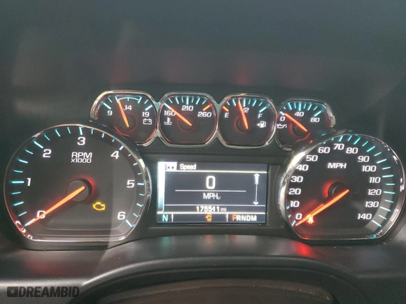 2015 Chevrolet Silverado 1500 High Country with VIN 3GCUKTEJXFG343000, listed as a Copart auction lot 79614734 with 175,511 mi miles and Salvage Title. Bid and sale history available at carsss.com. Image 9.