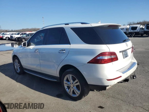 2014 Mercedes-Benz M 350 with VIN 4JGDA2EB1EA323572, listed as a Copart auction lot 45164015 with 141,111 mi miles and Salvage Title. Bid and sale history available at DreamBid. Image 2.