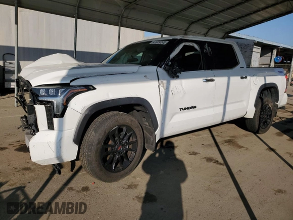 2022 Toyota Tundra Limited with VIN 5TFJA5ABXNX010225, listed as a Copart auction lot 41929245 with 28,476 mi miles and Salvage title. Bid and sale history available at DreamBid. Image 1.
