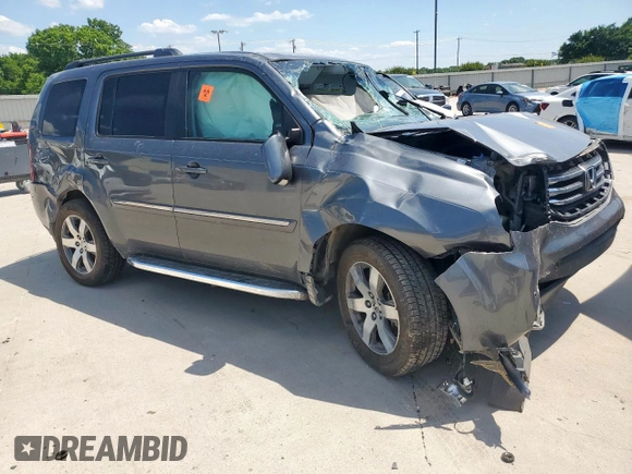2013 Honda Pilot Touring z VIN 5FNYF3H97DB032389, wystawiony jako Copart lot #58387645 z przebiegiem Nie podano mil oraz Szkoda całkowita • Salvage title. Historia ofert i sprzedaży dostępna na DreamBid. Obrazek 4.