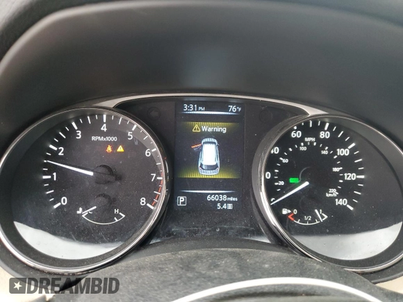 2016 Nissan Rogue S with VIN KNMAT2MT3GP723760, listed as a Copart auction lot 48951245 with 66,038 mi miles and Salvage Title. Bid and sale history available at DreamBid. Image 9.