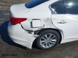 2014 Infiniti Q50 Premium with VIN JN1BV7AR8EM697016, listed as a IAAI auction lot 41826948 with 97,583 mi miles. Bid and sale history available at carsss.com. Image 6.