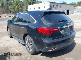 2016 Acura MDX w/Tech with VIN 5FRYD4H4XGB044488, listed as a IAAI auction lot 41963890 with 168,386 mi miles. Bid and sale history available at carsss.com. Image 14.
